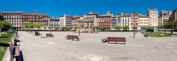 Square Castillo Pamplona, Navarra, Spain — Stock Photo, Image