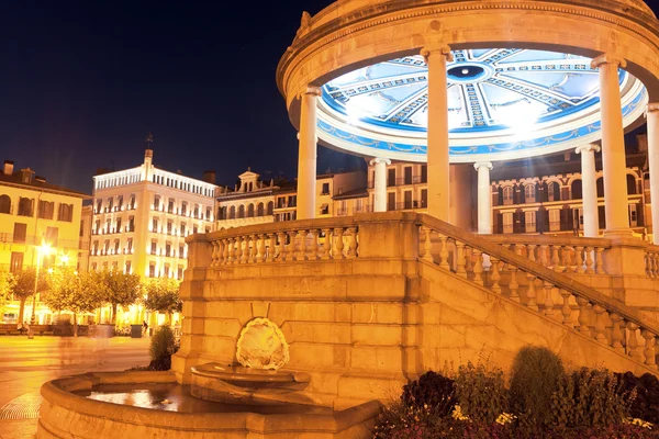 Gazebo sur la place Castillo Pampelune, Navarre, Espagne — Photo