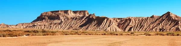 Góry castildetierra w parku przyrody bardenas reales, navarra, — Zdjęcie stockowe