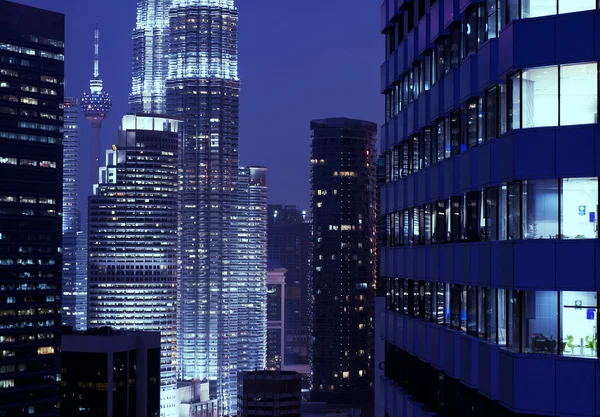 Miasto Kuala Lumpur panorama — Zdjęcie stockowe