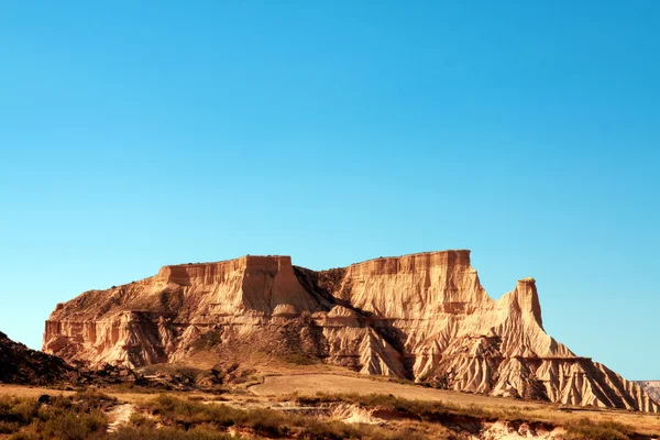 Góry castildetierra w parku przyrody bardenas reales, navarra, — Zdjęcie stockowe