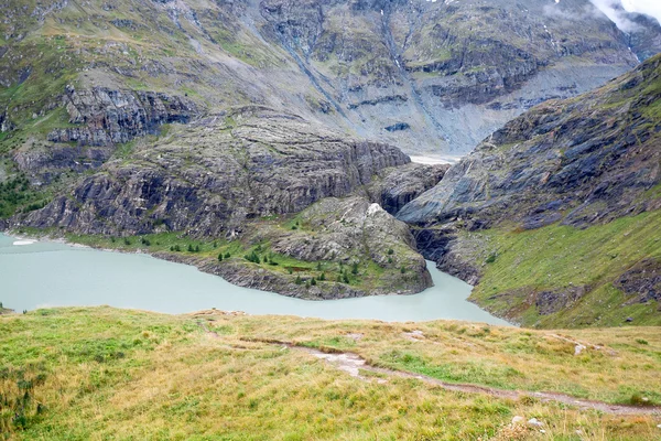 Lake Margaritzenstausee, Caríntia, Áustria — Fotografia de Stock