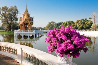 Kraliyet Bang Pa-In Kasrı yakınındaki Bangkok, Ayutthaya Bölgesi, Tayland