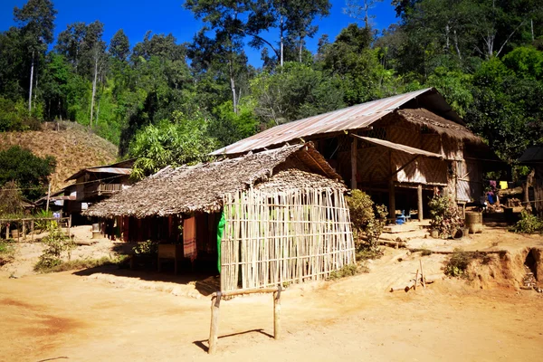 Karen village Ban Nai Soi, Province de Mae Hong Son, Thaïlande — Photo