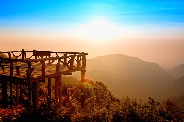 Mon Sone view point at Mount Ang Khang, Province Chang Mai, Thai — Stock Photo, Image