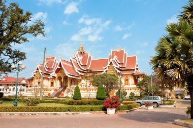  Tapınak Pha ki Luang, Vientiane, Laos.