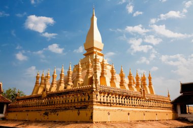 Altın pagada Tapınağı Pha ki Luang, Vientiane, Laos