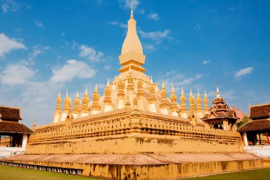 Altın pagada Tapınağı Pha ki Luang, Vientiane, Laos