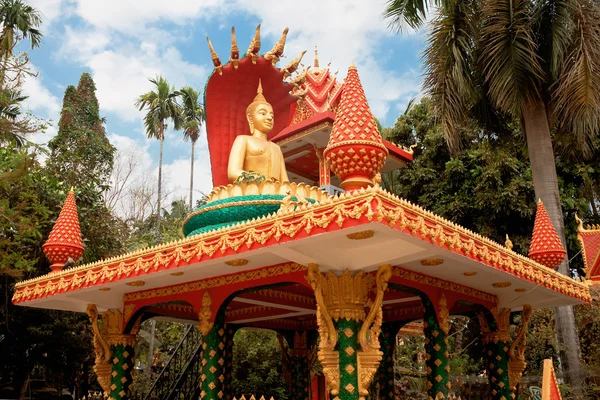 Chrám Pha That Luang, Vientiane, Laos. — Stock fotografie