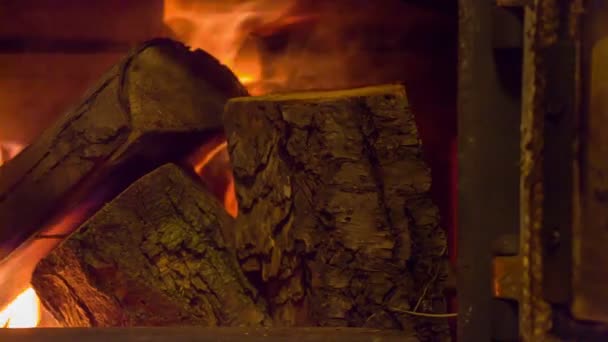 暖炉インテリア — ストック動画