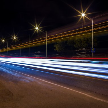gece ışık rotalar