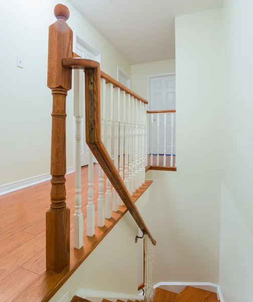 Wooden staircase interior — Stock Photo, Image