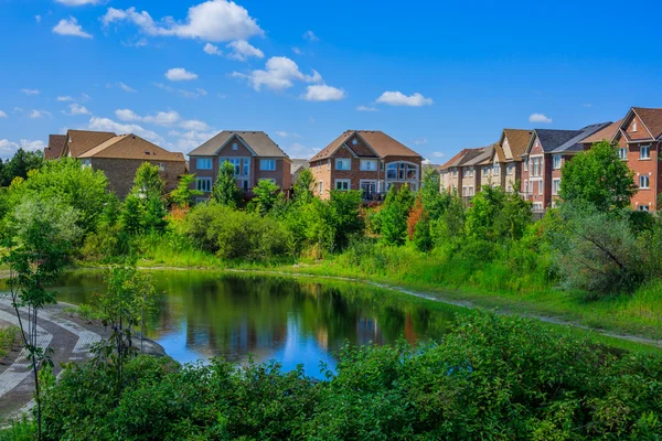 Canadian luxury  houses in Toronto — Stock Photo, Image