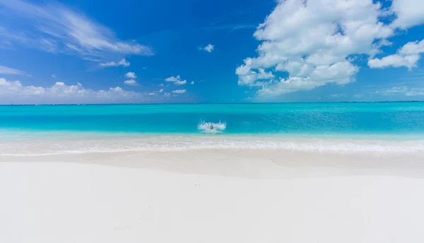 Tropical beach background — Stock Photo, Image