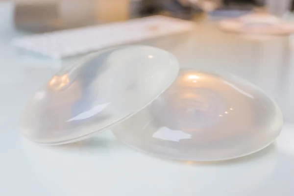 Silicone breast implant — Stock Photo, Image