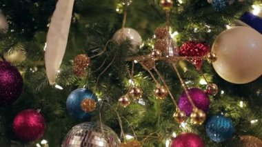 Dekore edilmiş bir Noel çekim dolly