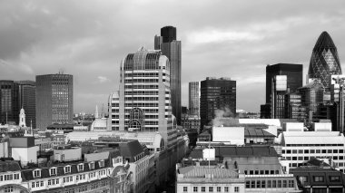Londra, Ingiltere 'nin panoramik manzarası