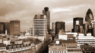 Londra, Ingiltere 'nin panoramik manzarası