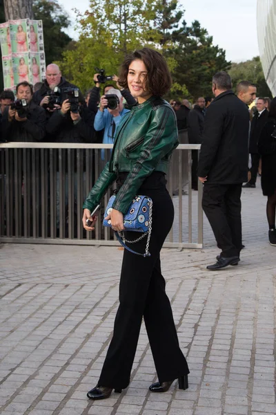 Sophie Charlotte Besucht Die Louis Vuitton Show Front Row Paris — Stockfoto