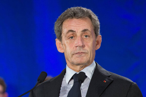 French ex-president Nicolas Sarkozy at the meeting for Presidential campaign, Marcq-en-Baroeul, 21 of September 2016 at Marcq-en-Baroeul, France 