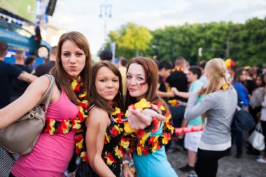Alman futbol taraftarları Euro 2012