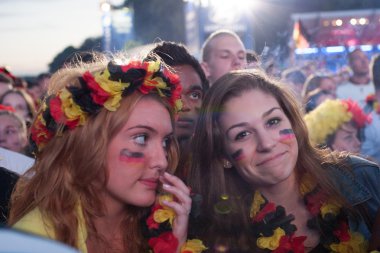 Alman futbol taraftarları Euro 2012
