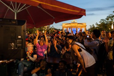 Alman futbol taraftarları Euro 2012