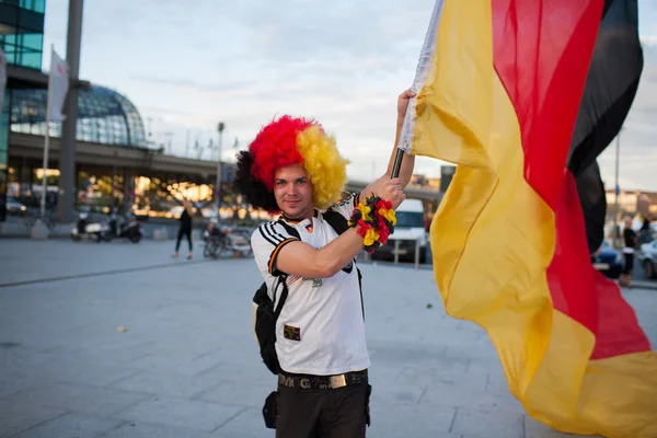 Duitse voetbalfans op Euro 2012 — Stockfoto