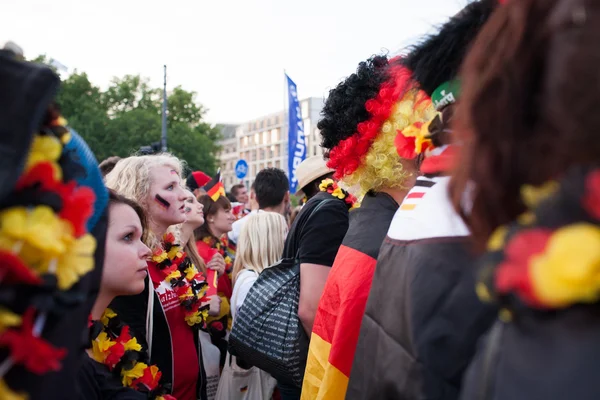 German football fans on Euro 2012 — Stock Photo, Image