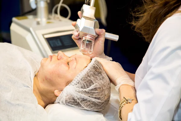 International exhibition of professional cosmetics — Stock Photo, Image