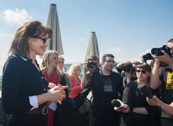 Aktorka Fanny Ardant — Zdjęcie stockowe