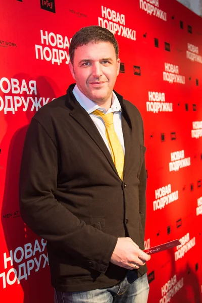 Maxim Vitorgan na nowa dziewczyna film premiera — Zdjęcie stockowe