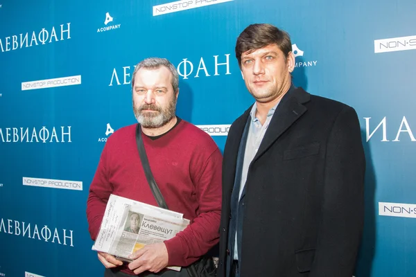 Première van de film Leviathan in Moskou bioscoop, januari, 28, 2015 in Moskou, Rusland — Stockfoto
