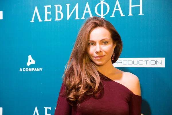 Première van de film Leviathan in Moskou bioscoop, januari, 28, 2015 in Moskou, Rusland — Stockfoto