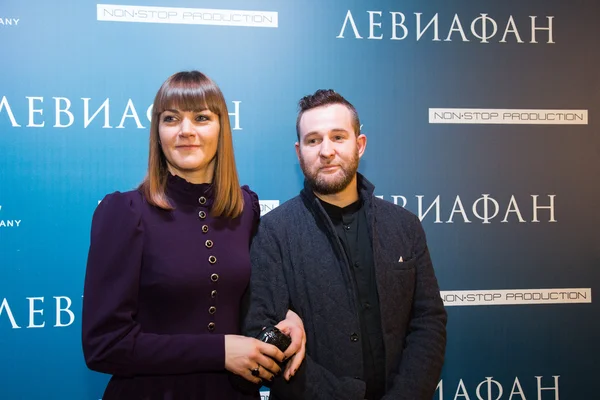 Premiera filmu Lewiatan w kinie Moskwa, 28 stycznia 2015 r. w Moskwie, Rosja — Zdjęcie stockowe