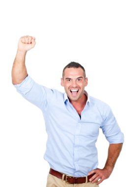 Delikanlı mutlu portre