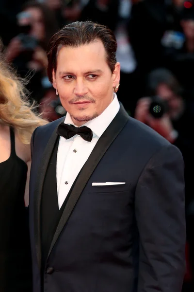 Johnny depp, amber gehoord — Stockfoto