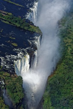 Victoria falls hava görünümünden