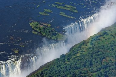 Victoria falls hava görünümünden