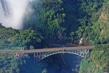 Victoria falls hava görünümünden