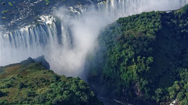 Victoria falls hava görünümünden