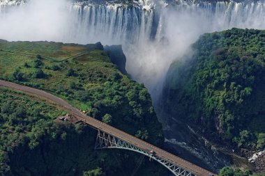 Victoria falls hava görünümünden
