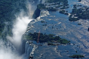 Victoria falls hava görünümünden