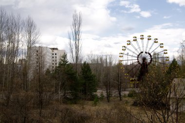 Dönme dolap Pripyat ghost Town, Çernobil nükleer güç planı
