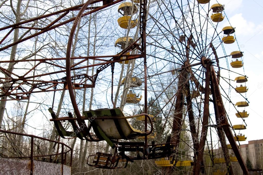 Ferris wheel in Pripyat ghost town, Chernobyl Nuclear Power Plan