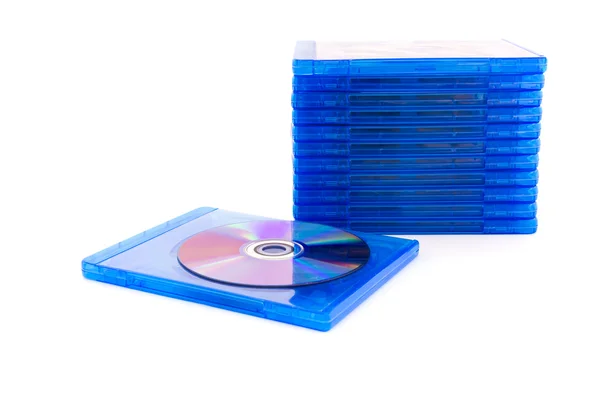 Caixa de DVD com disco — Fotografia de Stock