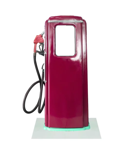 Vintage fuel pump on white background — Stock Photo, Image