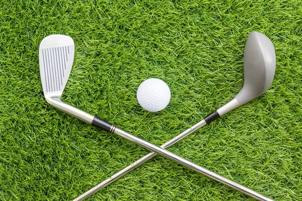 Objetos esportivos relacionados a equipamentos de golfe — Fotografia de Stock