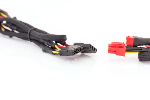 Stecker der Computer-Stromversorgung — Stockfoto