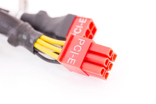 Kablo PCI-E ekran kartı — Stok fotoğraf